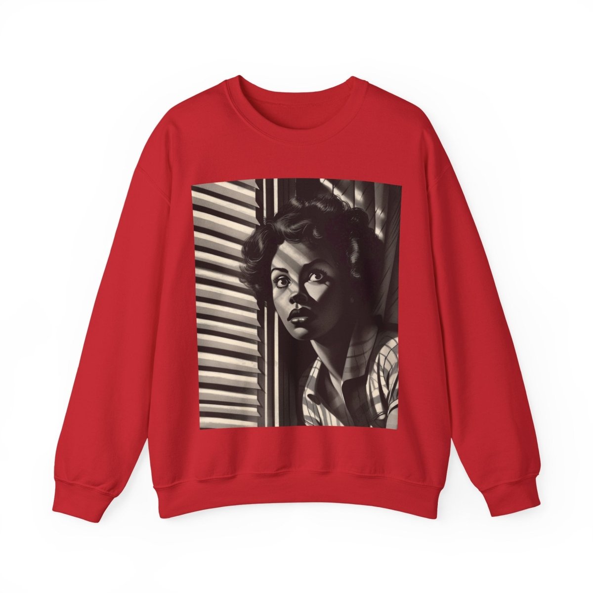 Window Woman Sweatshirt - Afrocentric Art by The Trini Gee