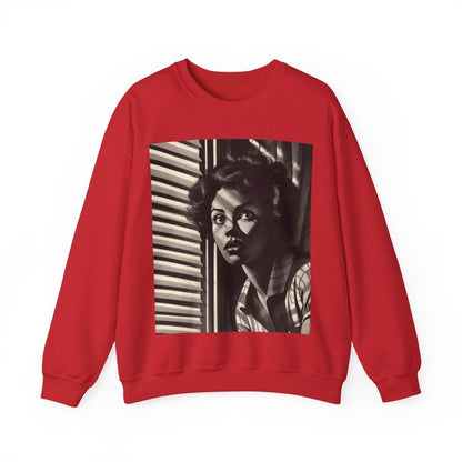 Window Woman Sweatshirt - Afrocentric Art by The Trini Gee