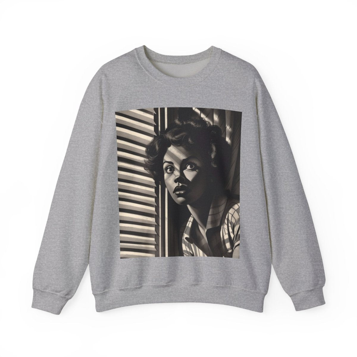 Window Woman Sweatshirt - Afrocentric Art by The Trini Gee