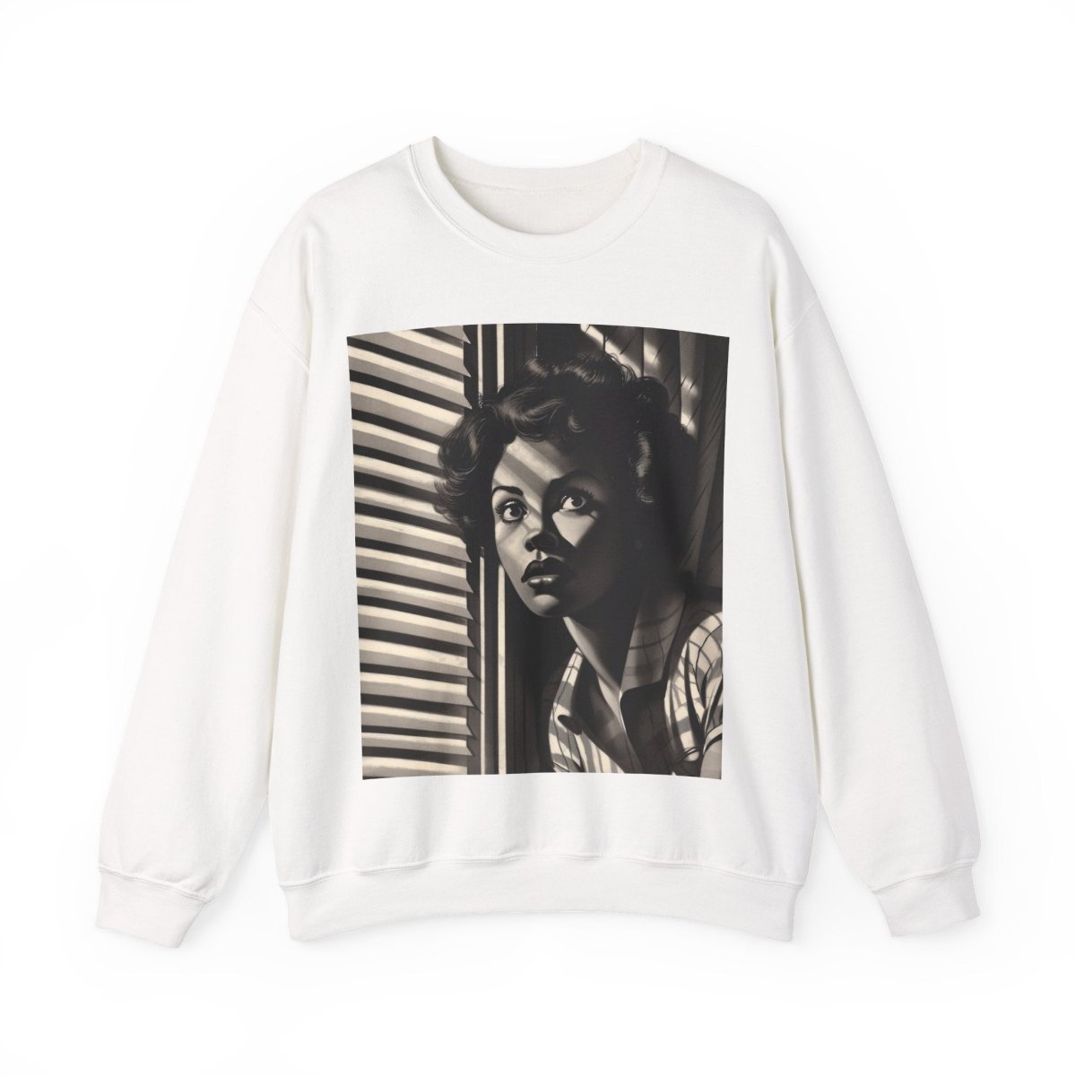 Window Woman Sweatshirt - Afrocentric Art by The Trini Gee