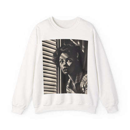 Window Woman Sweatshirt - Afrocentric Art by The Trini Gee
