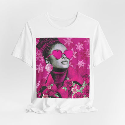 Winter Roses Shirt - Afrocentric Art by The Trini Gee