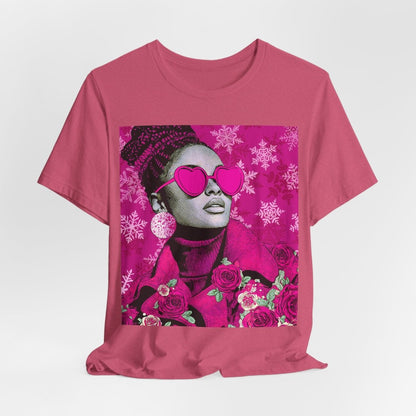 Winter Roses Shirt - Afrocentric Art by The Trini Gee
