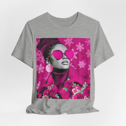 Winter Roses Shirt - Afrocentric Art by The Trini Gee