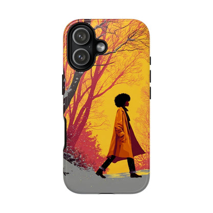 Winter Walk Phone Case - Afrocentric Art by The Trini Gee
