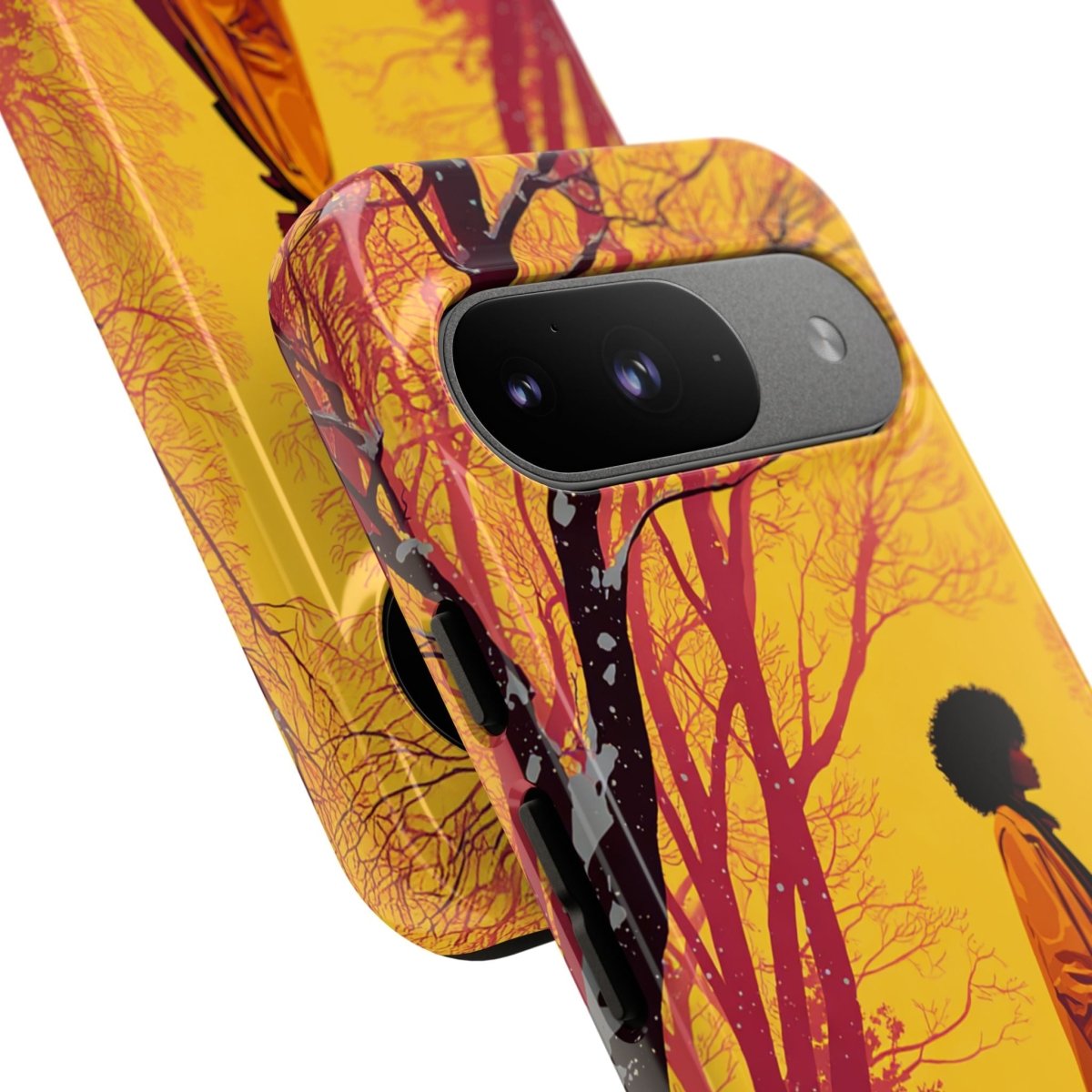 Winter Walk Phone Case - Afrocentric Art by The Trini Gee