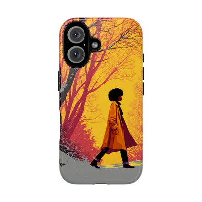 Winter Walk Phone Case - Afrocentric Art by The Trini Gee