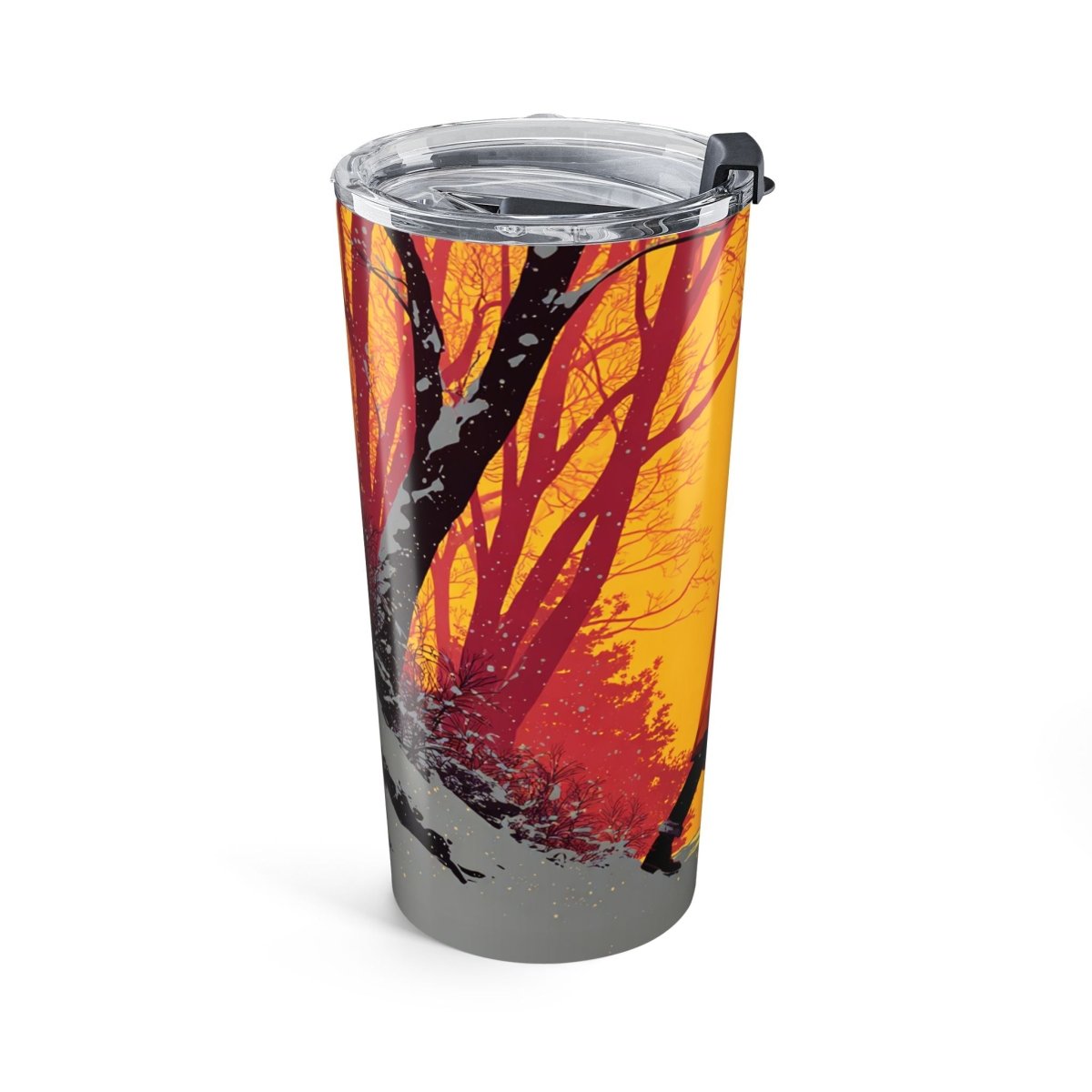 Winter Walk Tumbler - Afrocentric Art by The Trini Gee