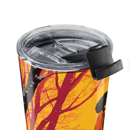 Winter Walk Tumbler - Afrocentric Art by The Trini Gee