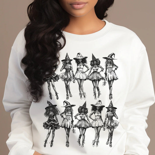 Witch Sketch Sweatshirt - The Trini Gee