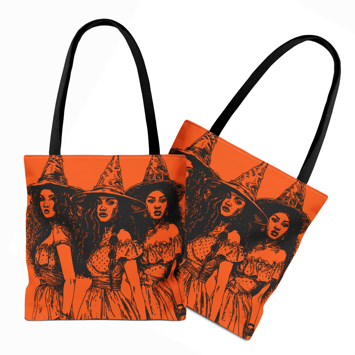 Witch Trio Tote - Afrocentric Art by The Trini Gee