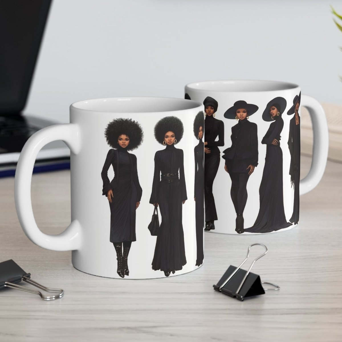 Witch Vibe Mug - Afrocentric Art by The Trini Gee