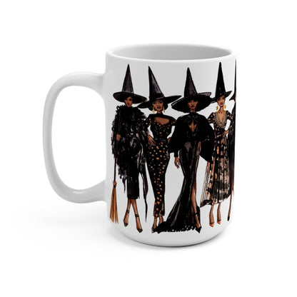 Witches Fashion illustration Mug - Afrocentric Art by The Trini Gee