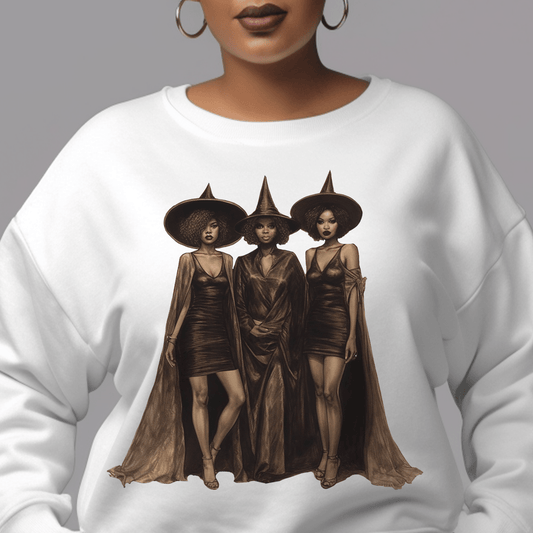 Witches Sweatshirt - Afrocentric Art by The Trini Gee