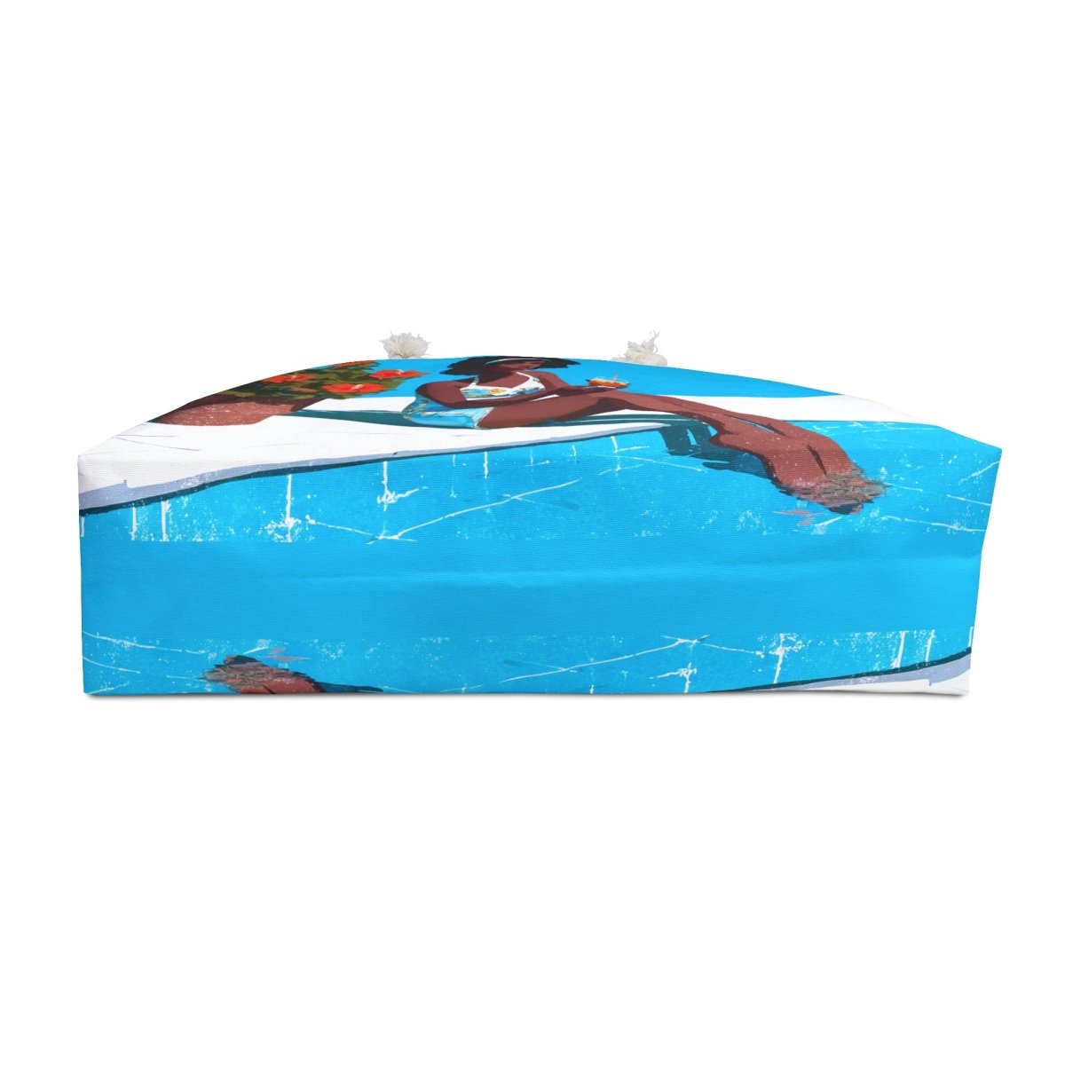 Woman by Pool Weekender Bag - Afrocentric Art by The Trini Gee