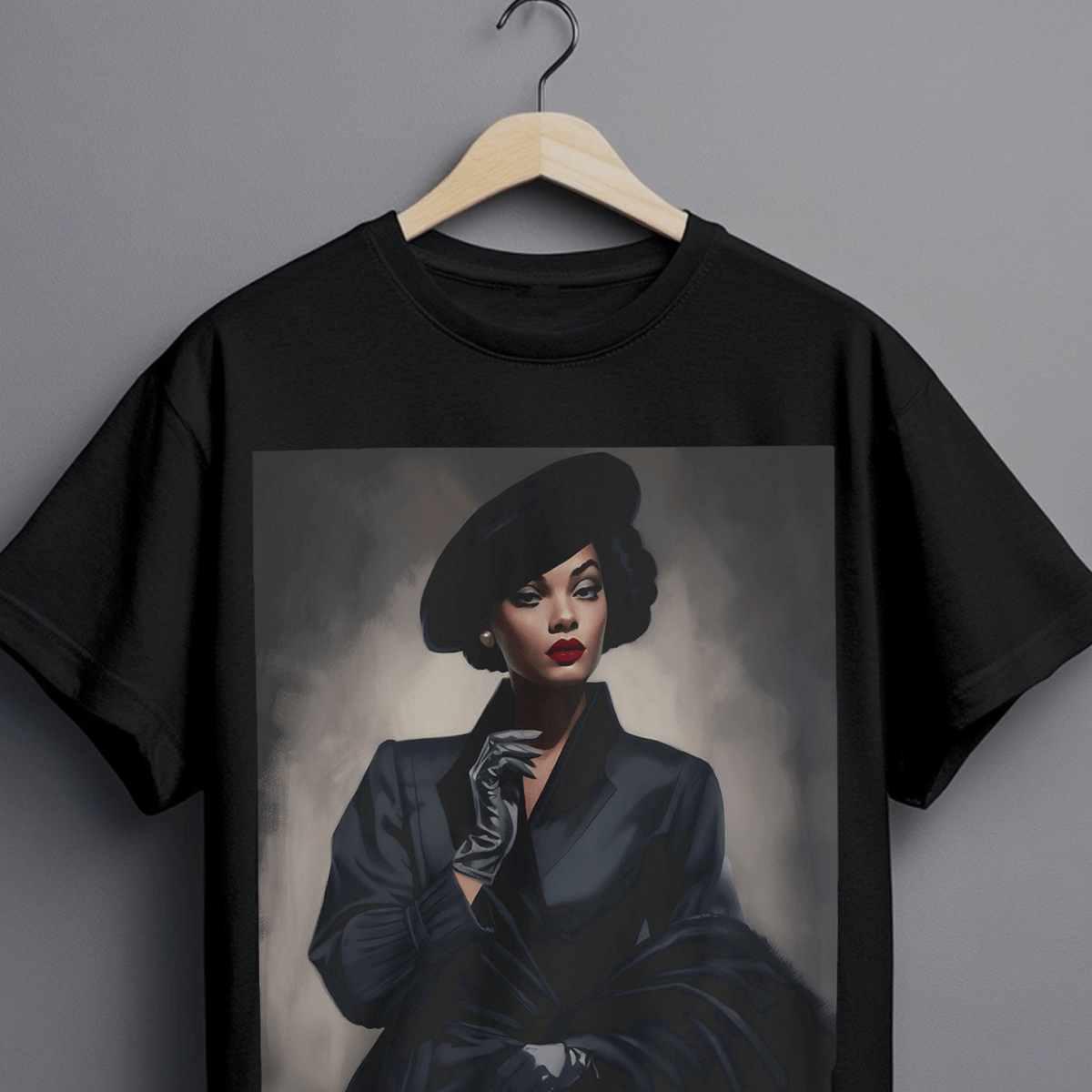 Woman in Black Shirt - The Trini Gee