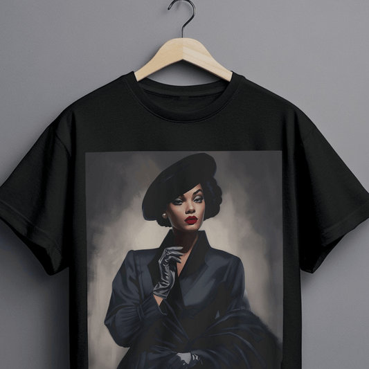 Woman in Black Shirt - The Trini Gee