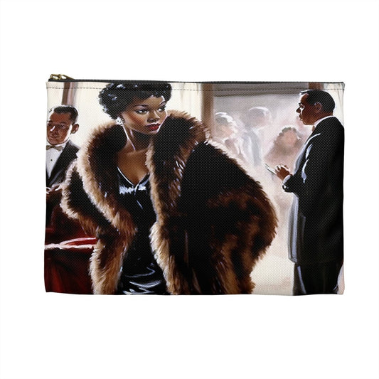 Woman in Fur Accessory Pouch - The Trini Gee