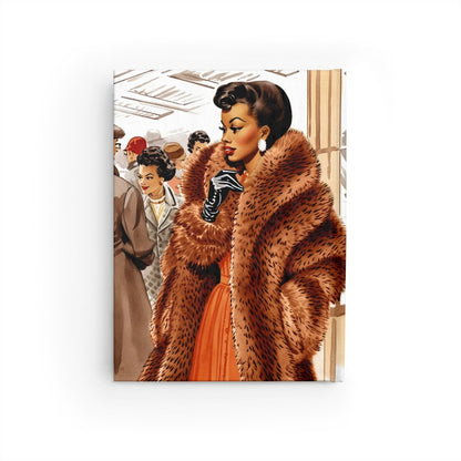 Woman in Fur Journal - Afrocentric Art by The Trini Gee