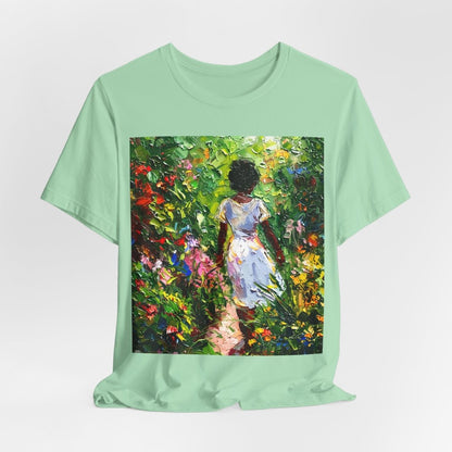 Woman in Garden Shirt - The Trini Gee