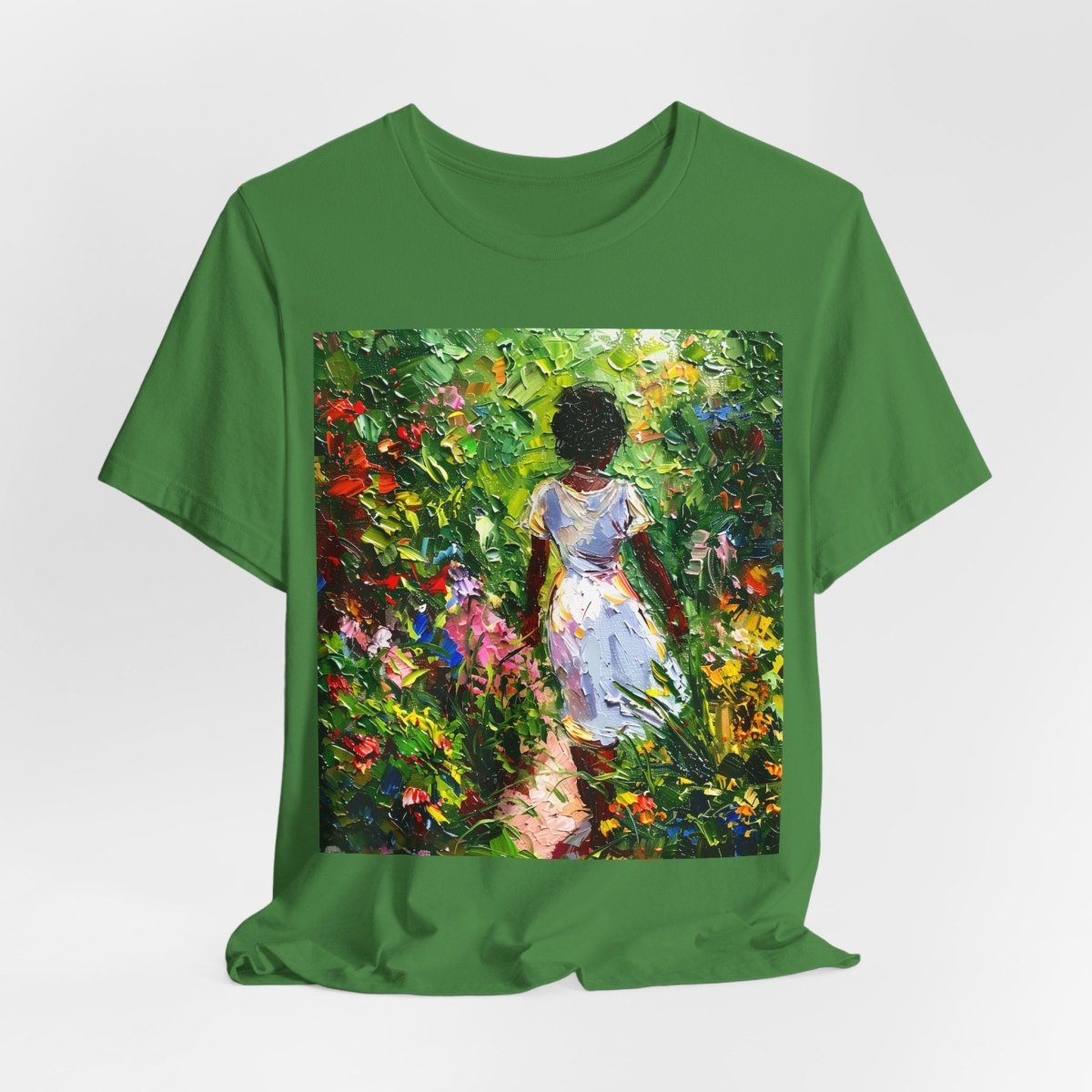 Woman in Garden Shirt - The Trini Gee