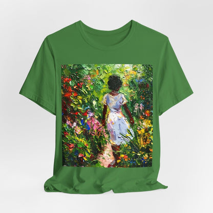 Woman in Garden Shirt - The Trini Gee