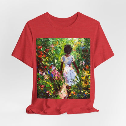 Woman in Garden Shirt - The Trini Gee