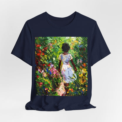 Woman in Garden Shirt - The Trini Gee