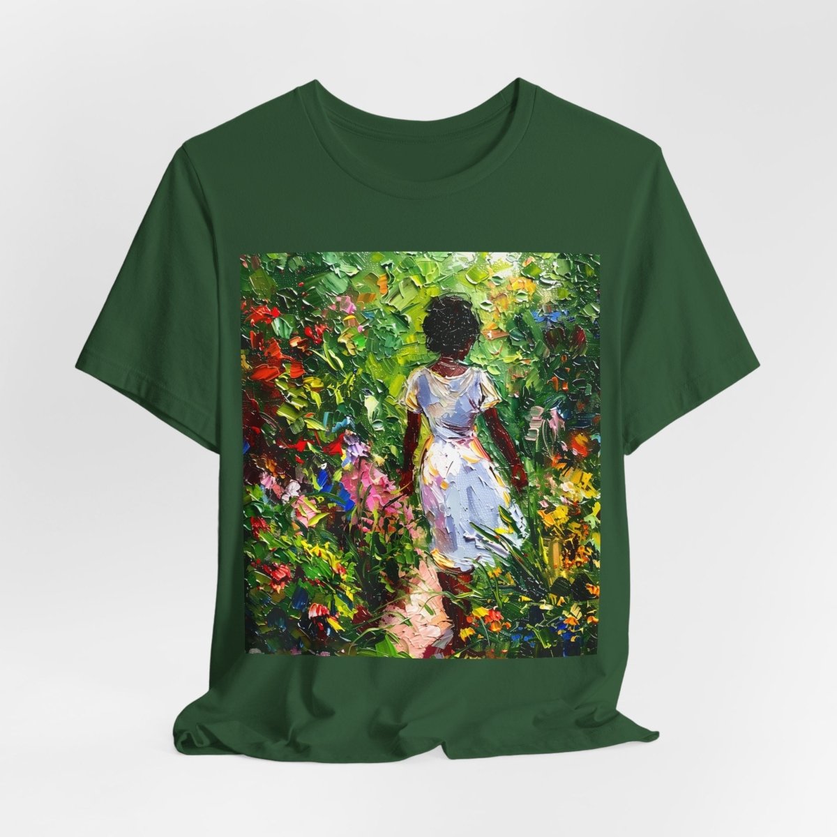 Woman in Garden Shirt - The Trini Gee