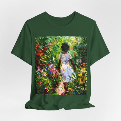 Woman in Garden Shirt - The Trini Gee
