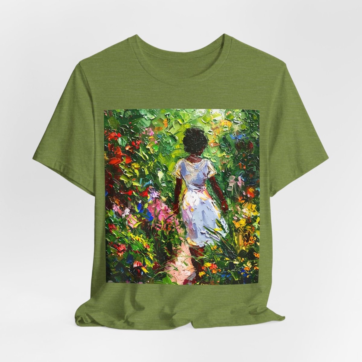 Woman in Garden Shirt - The Trini Gee