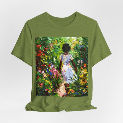 Woman in Garden Shirt - The Trini Gee