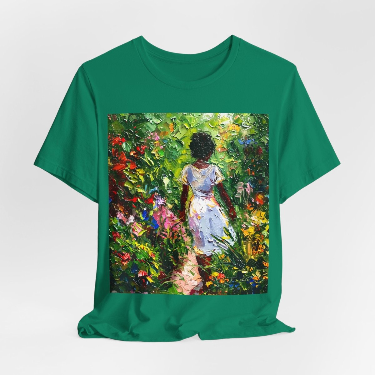 Woman in Garden Shirt - The Trini Gee