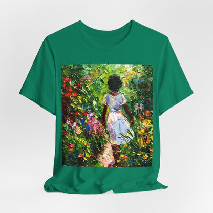 Woman in Garden Shirt - The Trini Gee
