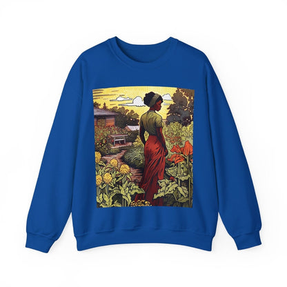 Woman in Garden Sweatshirt - The Trini Gee
