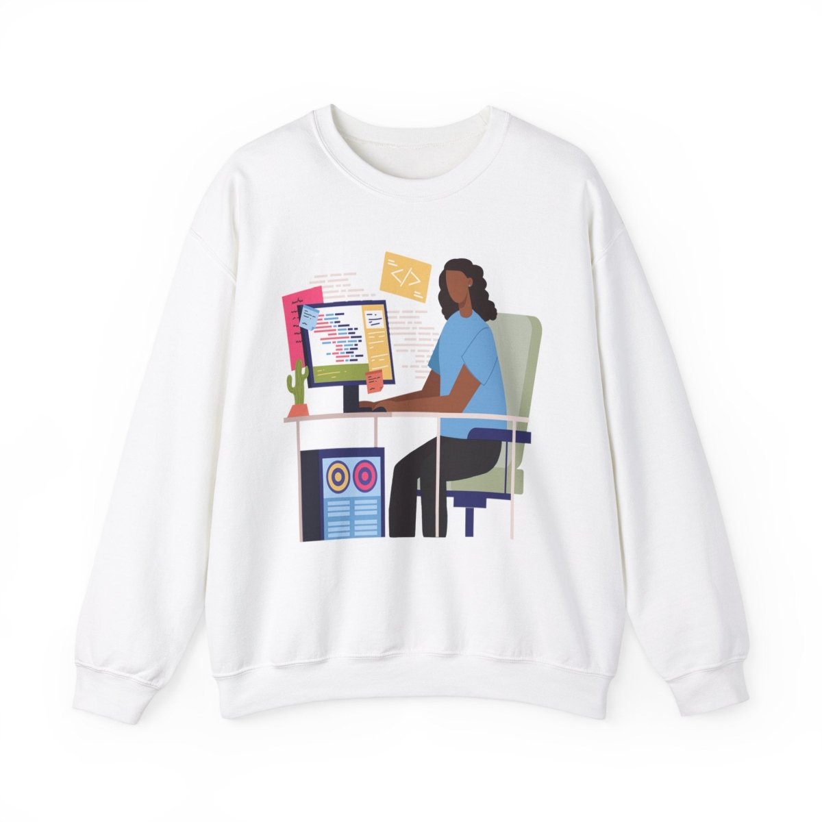 Woman in Tech Shirt - The Trini Gee