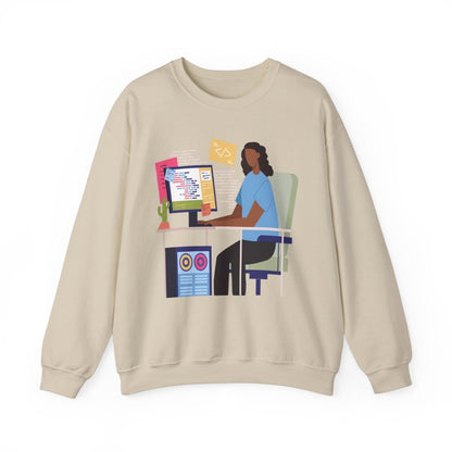 Woman in Tech Shirt - Afrocentric Art by The Trini Gee