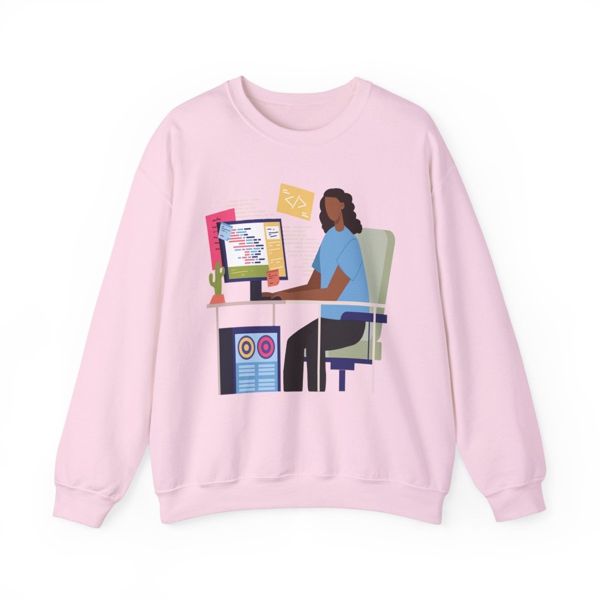 Woman in Tech Shirt - Afrocentric Art by The Trini Gee