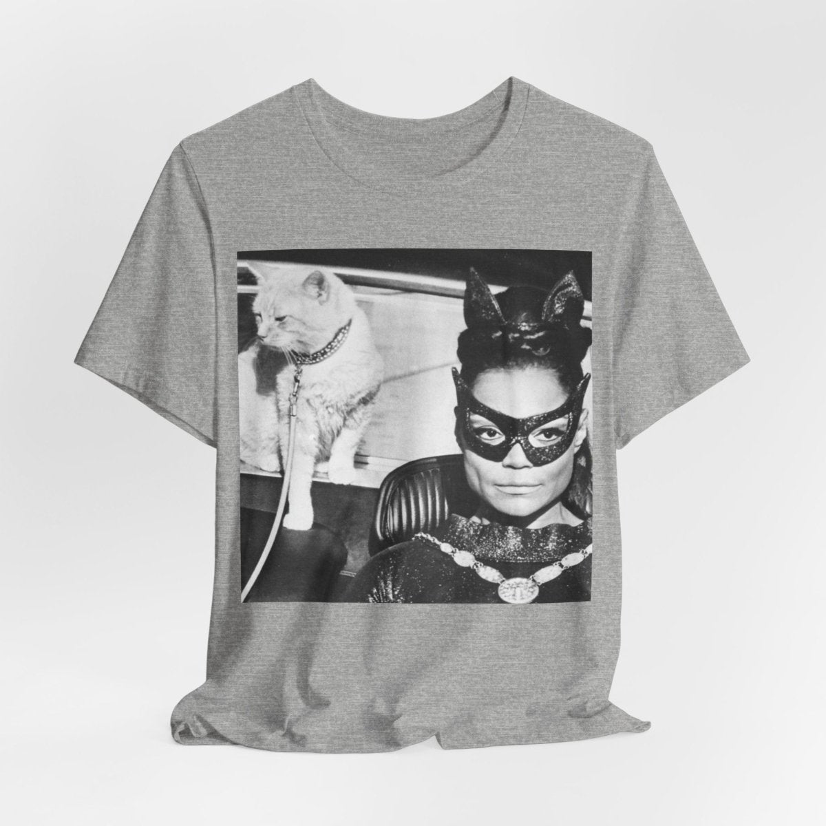 Woman with Cat Shirt - Afrocentric Art by The Trini Gee