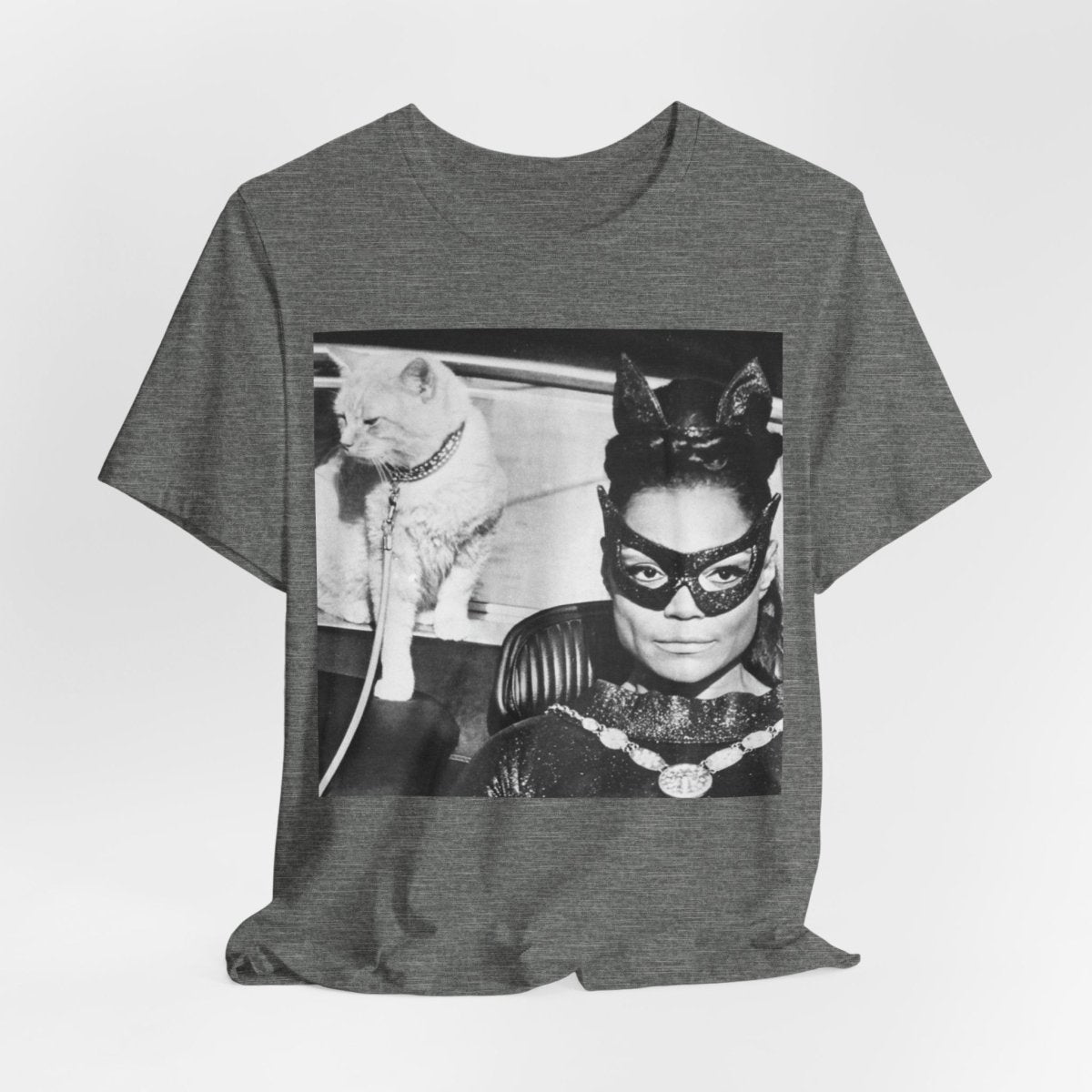 Woman with Cat Shirt - Afrocentric Art by The Trini Gee