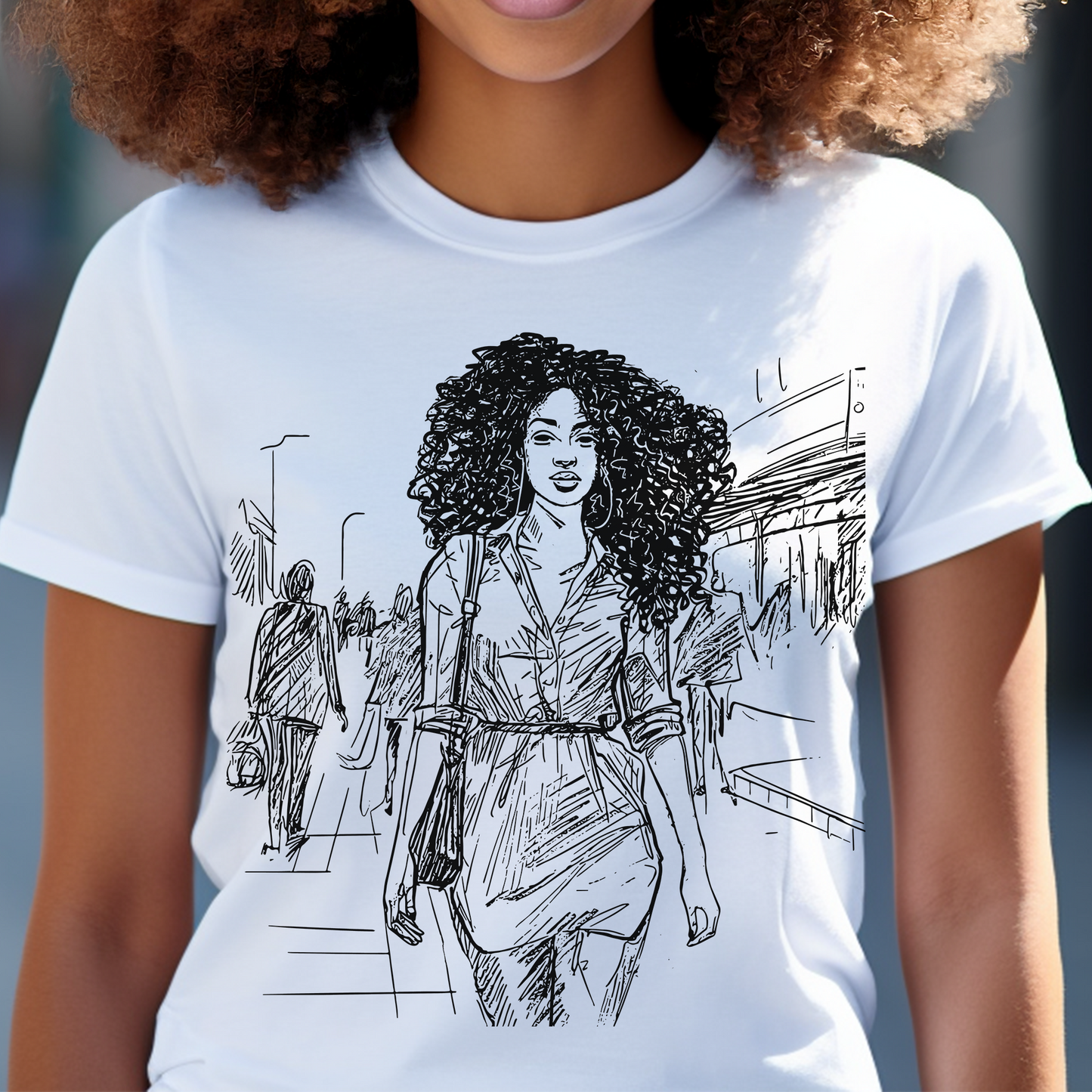 Woman Walking Shirt