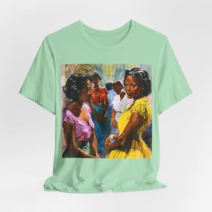 Women Chat Shirt - Afrocentric Art by The Trini Gee