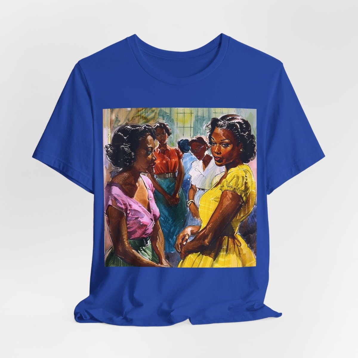 Women Chat Shirt - Afrocentric Art by The Trini Gee