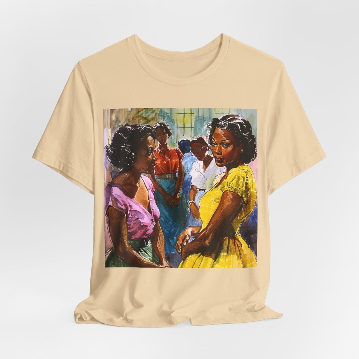 Women Chat Shirt - Afrocentric Art by The Trini Gee