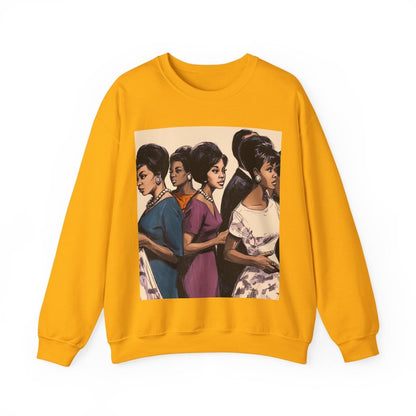 Women Enter Sweatshirt - Afrocentric Art by The Trini Gee