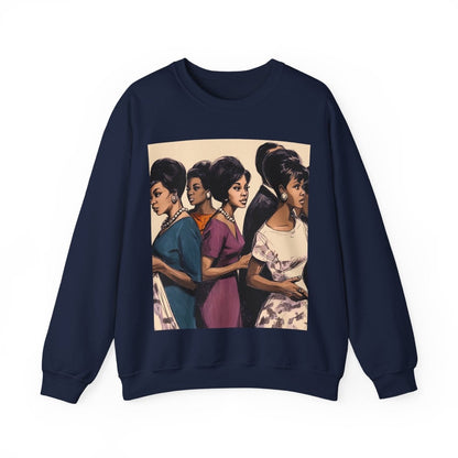 Women Enter Sweatshirt - Afrocentric Art by The Trini Gee
