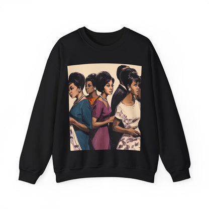 Women Enter Sweatshirt - Afrocentric Art by The Trini Gee