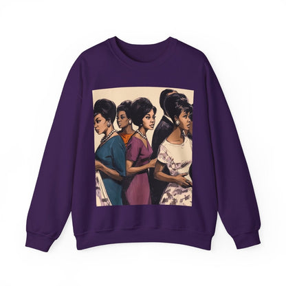 Women Enter Sweatshirt - Afrocentric Art by The Trini Gee