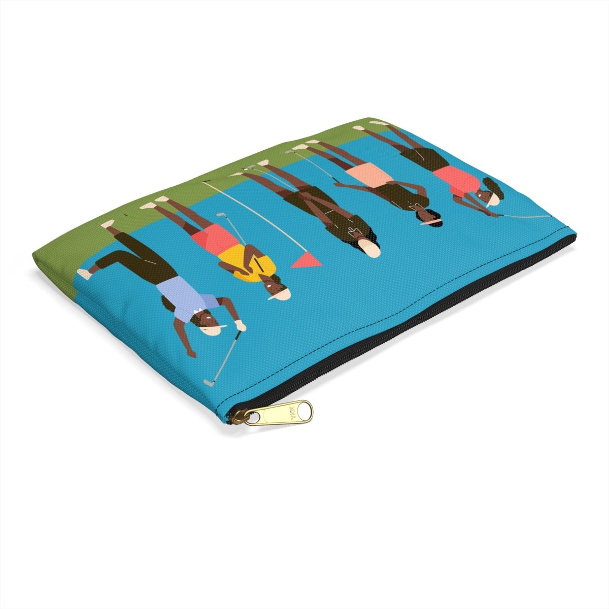 Women Golf Pouch - Afrocentric Art by The Trini Gee