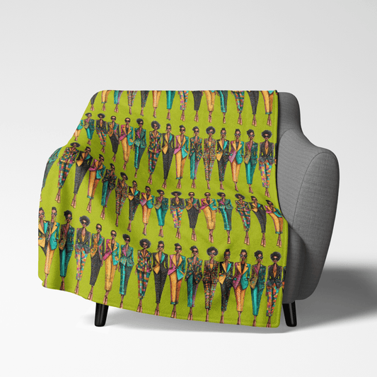Women in Suits Blanket - The Trini Gee